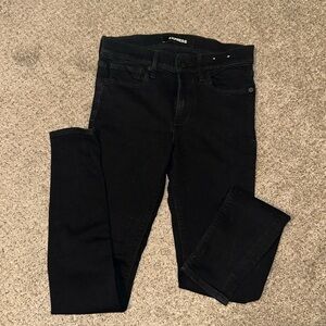 Express mid rise jean legging sz 4L